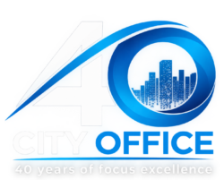City Office 40th Anniversary Logo